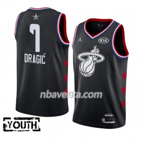 Camiseta Niños Miami Heat Goran Dragic 7 2019 All-Star Jordan Brand Negro Swingman